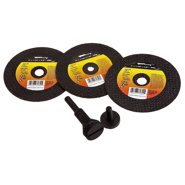 Forney Cut-Off Wheel Kit, 3 in, 5-Pieces 71798 - main